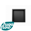 FugaFlow Arcas Inbouwnis badkamer - 30x30x10cm - mat zwart SW915378