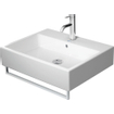 Duravit Vero Air Wastafel - 60x47cm - 1 kraangat - met overloop - geslepen - wondergliss - wit SW156991