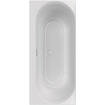 Villeroy & Boch Loop baignoire duo - 180x80cm - rectangulaire/baignoire intérieure ovale - acrylique Blanc Alpin brillant SW693634