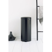 Brabantia NewIcon Poubelle à pédale - 30 litres - seau intérieur en plastique - noir mat SW1026546