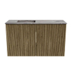 Mondiaz JOYA-DLUX Meuble de salle de bains 70cm - couleur Dusk - Vasque FAYE position Gauche 1 trou de robinet couleur Sombra. SW1426132