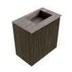 Mondiaz JOYA-DLUX Meuble de toilette 40cm - couleur Shadow - Vasque FAYE position Droite Sans trou de robinet couleur Oza SW1425012