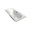 Xenz Cuba Duobad - 180x80x51 - afvoer Midden - acryl - wit SW103055