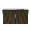 Mondiaz JOYA-DLUX 70cm toiletmeubel - kleur Shadow - Wastafel FAYE positie Rechts 1 kraangat kleur Sombra. SW1425188