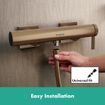 Hansgrohe Tecturis Mitigeur de douche apparent brushed bronze SW918657