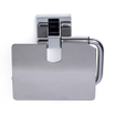 Haceka Mezzo Toilet Roll Holder With Cover Chrome HA403013