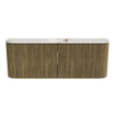 Mondiaz JOYA-DLUX 113.2cm toiletmeubel - ronding links en rechts kleur Dusk - Wastafel FAYE positie Midden 1 kraangat kleur Frappe. SW1423103