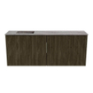 Mondiaz JOYA-DLUX 100cm meuble de salle de bains - couleur Shadow - Vasque FAYE position Gauche 1 trou de robinet couleur Oza. SW1425072