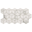 Jabo Rhombus carreau de sol et de mur 26.5x51cm 10mm antigel blanc SW496937