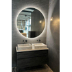 Saniclass Circle Miroir de salle de bains - rond - diamètre 40cm - éclairage LED indirect - interrupteur infrarouge SW108324