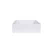 Zeza Arte Nis Opbouw - 30x30x10cm - solid surface - wit mat SW1472207