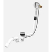 Wiesbaden luxe bad plugoverloopcombinatie met badvulfunctie chroom SW373335