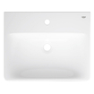 Lavabo Grohe Euro céramique 55cm avec trou de robinet sans trop-plein blanc alpin SW1234861
