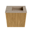 Mondiaz JOYA-DLUX Meuble de toilette 40cm - couleur Oak - Vasque FAYE position Droite 1 trou de robinet couleur Arena SW1419610