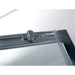 Adema Glass Cabine de douche carré avec 2 portes coulissantes 80x80x185cm profil chrome verre transparent SW8747