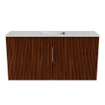 Mondiaz JOYA-DLUX Meuble de salle de bains 80cm - couleur Ruby - Vasque FAYE position Milieu 1 trou de robinet couleur Opalo. SW1423693