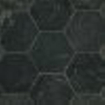 Terravito Fareno carreau mural et de sol - 21.6x25cm - 9mm - Hexagone - effet marbre - anthracite mat SW420150