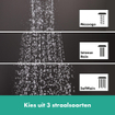 Hansgrohe Croma select s 280 showerpipe met douchekraan chroom SW73190