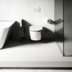 Clou InBe WC sans bride compact 48cm avec abattant frein de chute Blanc brillant SW369990