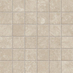 Terravito Solido mozaïektegel - 29.6x29.6cm - 8mm - gerectificeerd - Natuursteen look - Grijs SW863159
