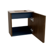 Mondiaz JOYA-DLUX Meuble de toilette 40cm - couleur Walnut - Vasque FAYE position Milieu Sans trou de robinet couleur Saba SW1424627