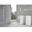 Cifre Ceramica Neutra carrelage mural et de sol - 60x60cm - 10mm - Carré - Aspect béton - Gris mat SW359678