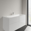 Villeroy & Boch Finion Lavabo-console - 1200 x 500 x 160 stone white mat (blanc) CeramicPlus - avec trop-plein dissimulé - non poli SW209581