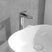 Villeroy & Boch Antao - Mitigeur de lavabo - haut - avec garniture de vidage Push-Open - chrome SW974138