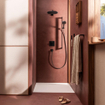 Hansgrohe Ecostat Comfort E mitigeur thermostatique encastré - 2 fonctions - avec partie encastrée - noir mat SW1481450