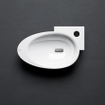 Clou First vasque de lave-mains 38.8x24.6cm trou de robinet à droite Céramique Blanc SW9266