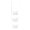 Umbra Bask Etagère douche 19x29x12cm Polyester Blanc/nickel SW539213