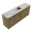 Mondiaz JOYA-DLUX 100cm toiletmeubel - kleur Dusk - Wastafel FAYE positie Midden 1 kraangat kleur Glace. SW1423156