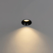 QAZQA Dept Spot encastré - 10.5x10.5x10.4cm - dimmable - IP44 - noir mat SW1187255