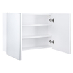 Differnz armoire miroir 67.5x50x15cm MDF Blanc SW21902