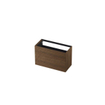 INK Wastafelonderkast - 100x45x65cm - 2 lades - push to open - horizontaal gefreesd - Eiken - Chocolate SW693506