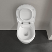 Villeroy & Boch Avento Abattant WC avec frein de chute déclipsable Slimseat avec charnières en inox blanc SW60338