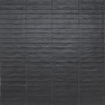 SAMPLE Ceralto Houta Lux Wandtegel - 30x5.3cm - 10mm - Black mat (zwart) SW1221039
