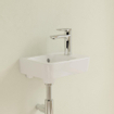 Villeroy & Boch O.novo lave-mains 36X25cm - 1 trou de robinet à droite avec trop-plein ceramic+ blanc SW448504