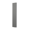 Plieger Siena designradiator verticaal dubbel 1800x318mm 1096W parelgrijs (pearl grey) 7253179
