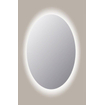 Miroir Sanicare Q-mirrors 80x120x3.5cm avec éclairage LED blanc chaud Verre ovale SW643967