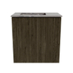 Mondiaz JOYA-DLUX Meuble de toilette 40cm - couleur Shadow - Vasque FAYE position Gauche Sans trou de robinet couleur Sombra. SW1425174