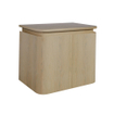 Epoch Meuble de toilette - 51x35x41cm - coins arrondis - 2 portes - plan de toilette - sans trou de robinet - Blanc SW1436546