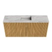 Mondiaz JOYA-DLUX 90cm toiletmeubel - kleur Oak - Wastafel FAYE positie Midden 1 kraangat kleur Glace. SW1422009