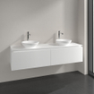 Villeroy & Boch Legato onderkast met 2 laden voor 2 waskommen 160x50x38cm matwit 0124768