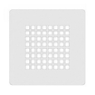 Xenz Soft bonde de receveur de douche avec couvercle carré blanc mat SW1002569
