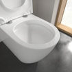 Villeroy & Boch Subway 3.0 WC sur pied – 71 cm – avec TwistFlush – chasse profonde – sans réservoir – Ceramic+ – blanc SW762364