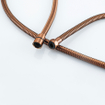 Fortifura Calvi Inbouw Regendoucheset - thermostatisch - wandarm - glijstang - geïntegreerde wandaansluitbocht - 25cm hoofddouche - ronde handdouche - metalen doucheslang - geborsteld koper PVD (Koper) SW1480898
