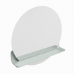 Mondiaz SPOT Miroir de salle de bain - rond 60cm - plan de miroir - couleur Greey SW1235534