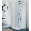 Plieger Royal paroi de douche d'angle à entrée en coin 2 parties verre 6mm 90x90x185cm chrome 4283024