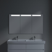 Villeroy & Boch My View armoire de toilette encastrable avec éclairage à LED 3 intensités variables avec 3 portes 130,1x74,7x10,7cm SW60433